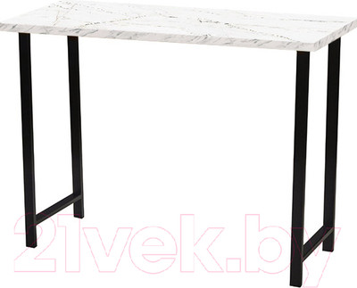 Барный стол Древпром М94 ДП1-02-04 120x50x88 (оникс/черный матовый)