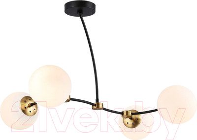 Люстра Ambrella Traditional TR2544/4 BK/SB (черный/бронза)