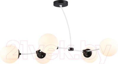 Люстра Ambrella Traditional TR2546/5 WH/BK (белый/черный)