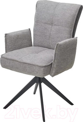 Стул M-City Ponce / 621M05621 (brego-07 серый ткань/XD841-16 серый букле/черный)