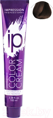 Крем-краска для волос Impression Professional Ip 5.7 (100мл, светлый шатен коричневый)