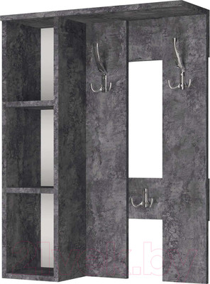 Вешалка для одежды Артём-Мебель СН-100.44 (бетон спаркс)