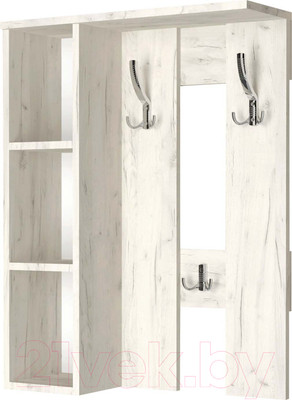 Вешалка для одежды Артём-Мебель СН-100.44 (дуб крафт белый)
