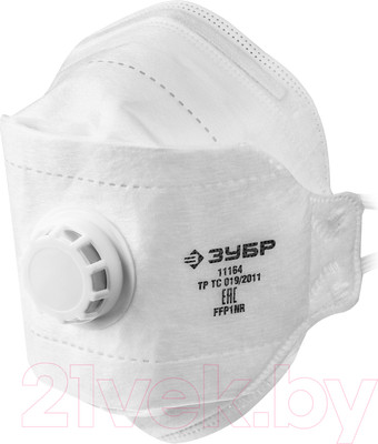 Защитная маска Зубр FFP1 / 11164_z02 (с клапаном)
