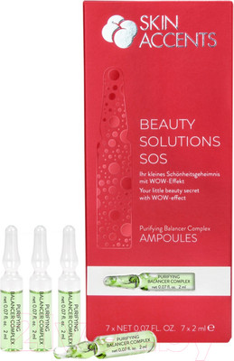 Ампулы для лица Inspira Purifying Balancer Complex Себорегулирующий концентрат (7x2мл)