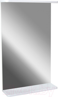 Зеркало Doratiz Лайт 50 / 2711.105 (с полкой,белый)