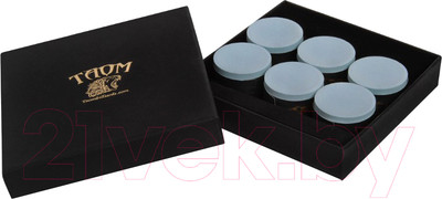 Мел для бильярда Taom Chalk 2.0  (6шт, синий)