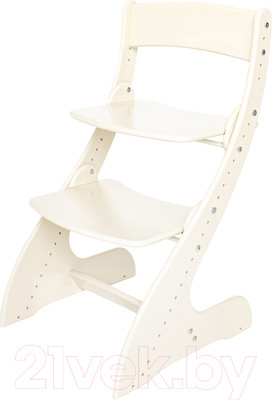 Стул детский Друг Кузя Растущий Павлин (слоновая кость)