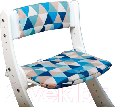Комплект подушек на стул Друг Кузя Павлин (мозаика синяя)