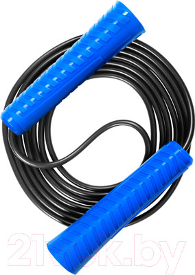 Скакалка PROFITNESSLAB 13906 (2.8м, синий/черный)
