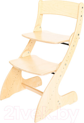 Стул детский Друг Кузя Растущий Павлин (лак)