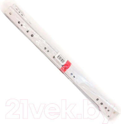 Комплект направляющих мебельных StahlBuro Роликовые 400/0.8мм (2шт, белый)