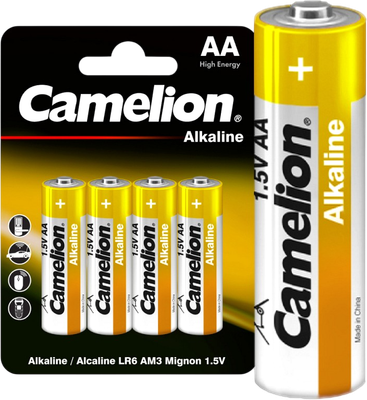 Комплект батареек Camelion Normal Alkaline BL4 LR6 / LR6-BP4NR