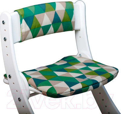 Комплект подушек на стул Друг Кузя Павлин (мозаика зеленая)