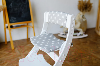 Комплект подушек на стул Друг Кузя Павлин (серая в звезду)