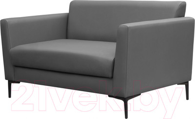 Диван Brioli Куно М двухместный (L21/серый)