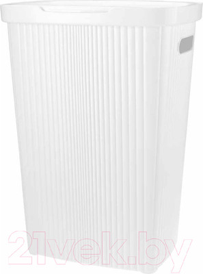 Корзина для белья Econova Velvet / 433246216 (белый)