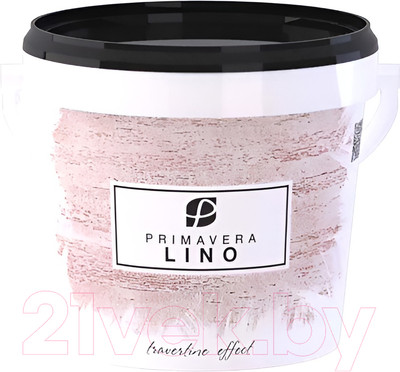 Штукатурка готовая декоративная Primavera Lino 0.5 (1л, белый)