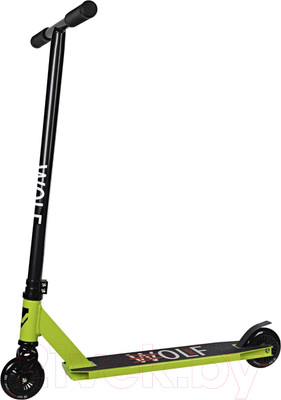 Самокат трюковый Novatrack 100P.WOLF.BGN24 