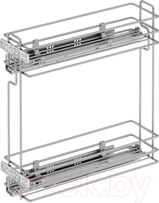 Корзина выдвижная Starax 200 Tandem S-2441-C (левое крепление, хром)