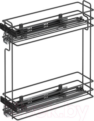 Корзина-сушка выдвижная Starax 200 Tandem S-2442-A (правое крепление,антрацит)