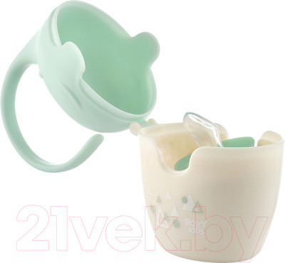 Контейнер для пустышки Roxy-Kids Слоник с пустышкой / REF-002-G (зеленый)