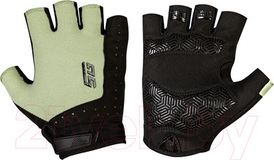 Велоперчатки STG Fit Skin / Х112265-S (S, зеленый/черный)
