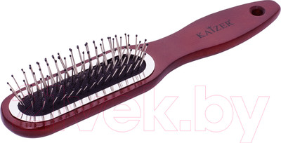 Расческа-массажер Kaizer 802041 (деревянная/металлические зубья)