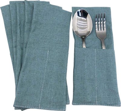 Конверт для столовых приборов ОМурМебель голубой (6шт)