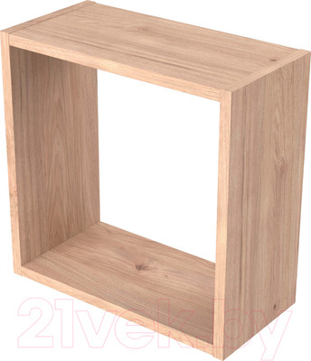 Полка-ячейка MySTAR Сноули ИВ-121.08 (гикори кингстон)