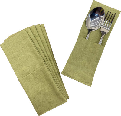 Конверт для столовых приборов ОМурМебель зеленый (6шт)