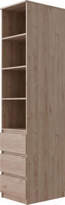 Стеллаж MySTAR Сноули 3я ИВ-121.20 (гикори кингстон)