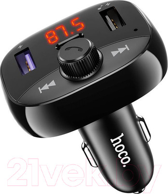 FM-модулятор Hoco DE2 (черный)