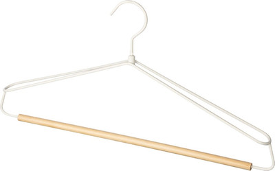 Металлическая вешалка-плечики Рыжий кот Винтаж / 107896 (белый)