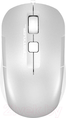 Мышь A4Tech Fstyler FM26 (серебристый/белый)