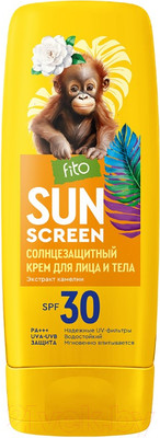 Крем солнцезащитный Fito Косметик Sun Screen SPF30 для лица и тела (140мл)