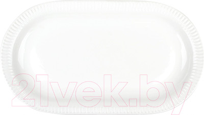 Блюдо AksHome Mulin 30.5x17x2.8 (белый)