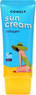 Крем солнцезащитный Consly Daily Protection Collagen SPF 50/PA+++ (50мл)