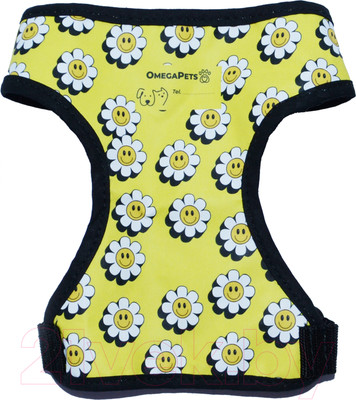 Шлея-жилетка для животных Омегафарм OMF3154 (S, ромашки)