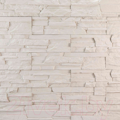 Декоративный камень гипсовый Petra Монтре А30 (белый)