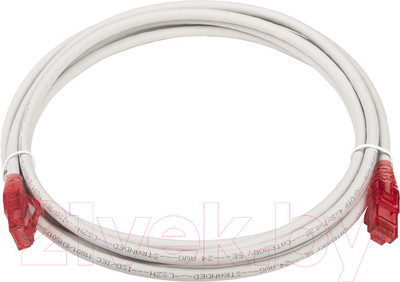 Кабель Hyperline PC-LPM-UTP-RJ45-RJ45-C5E-3M (3м, серый)