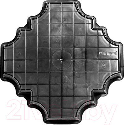 Форма для садовой плитки Стандартпарк Клевер краковский шагрень большой Ф11022