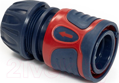 Соединитель для шланга Fachmann с аквастопом 05.091