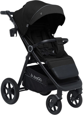 Детская прогулочная коляска Bubago Model Bass / BG 130-4 (черный)