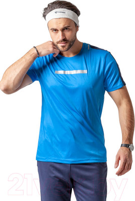 Футболка спортивная Isee CR2-00004 (р.46, синий)