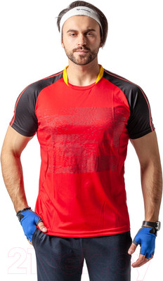 Футболка спортивная Isee CR4-00010 (р.46, красный)