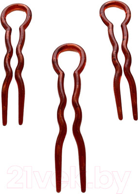 Набор шпилек для волос Margo Шпилька 401-1 (коричневый)