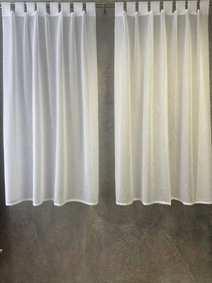 Комплект гардин Ника Зварико 7140175-2 140x175 (2шт, белый 01)