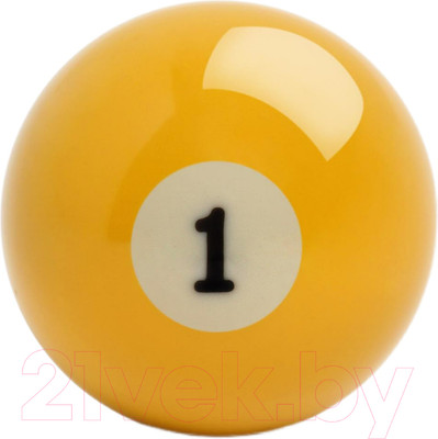 Бильярдный шар No Brand Pool Standard №1 (57.2мм)