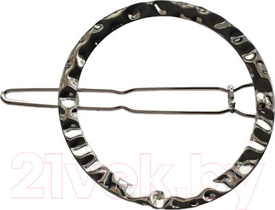 Заколка для волос Margo Петля круг 409 (серебристый)